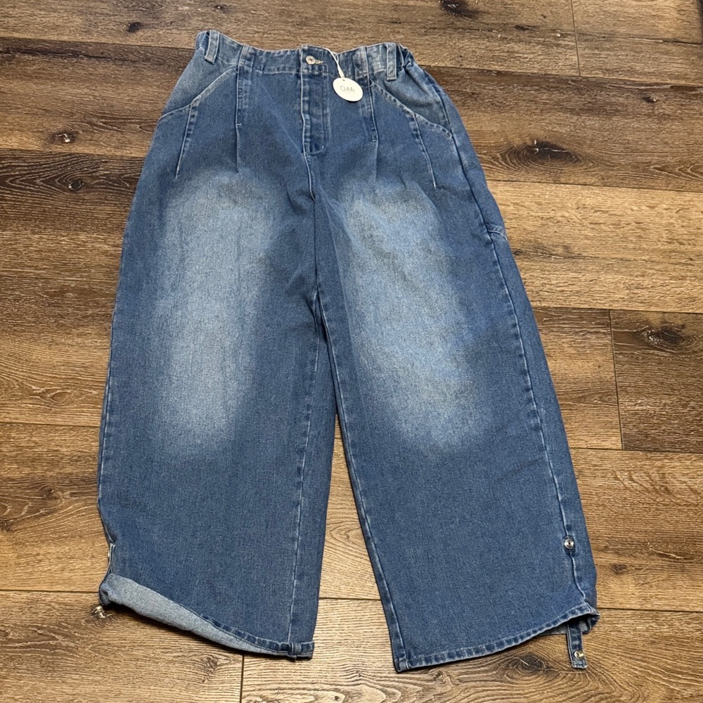 Oddi denim pants Large NWT